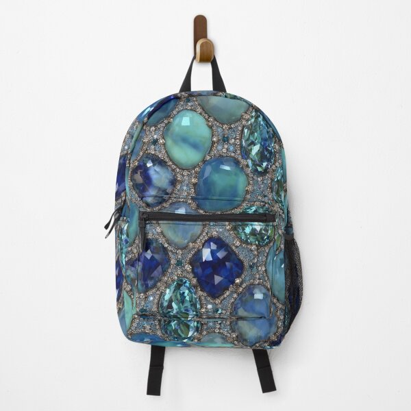 Item preview, Opal Sapphire Aquamarine Diamond Mix In Pave Gemstone Arrangement designed and sold by meganohm.
