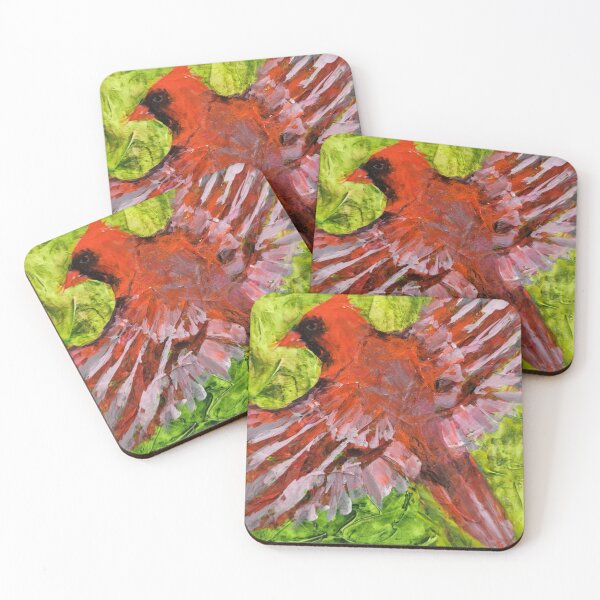 Item preview, Cardinal in Flight designed and sold by Laura King  Fine Arts.