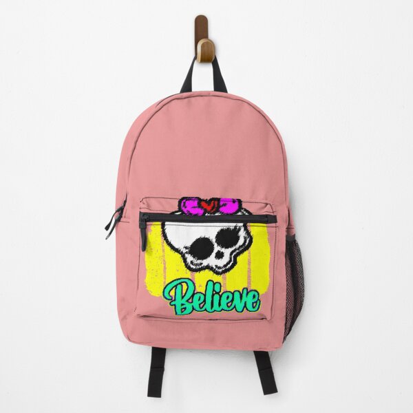 Item preview, Believe Skull – Inspirational Skull with Pink Ribbon designed and sold by AstronautMerch.