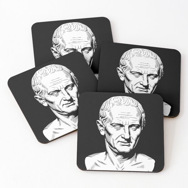 Item preview, philosopher Cicero, portrait designed and sold by close-up.biz.