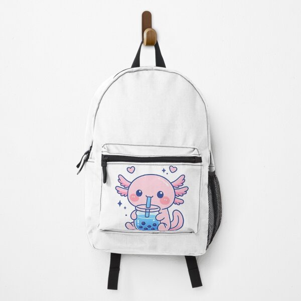 Item preview, Kawaii Axolotl Drinking Boba Tea Cute Bubble Tea designed and sold by faridman.