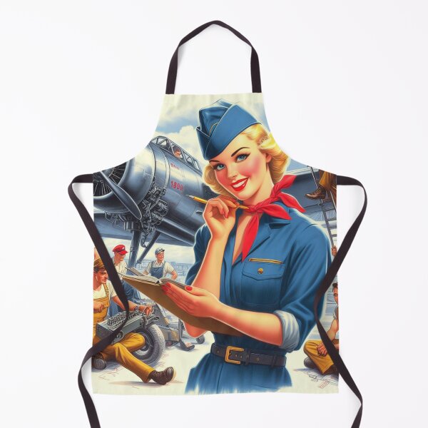 Item preview, Retro Airplane Pin up designed and sold by PulpVintage.