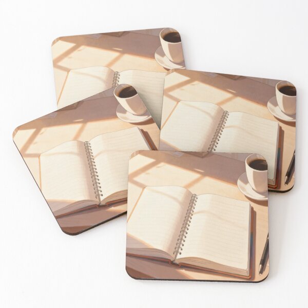 Item preview, Creative Ritual – Minimalist Workspace with Sunlight and Coffee designed and sold by Cristhian Almanza.