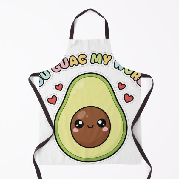 Item preview, You Guac My World - Cute Kawaii Avocado Pun designed and sold by velveteclipseco.