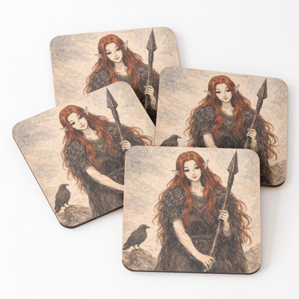 Item preview, The Morrigan War Maiden designed and sold by The Zurggon Shop.