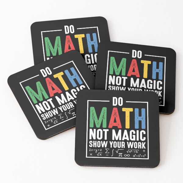 Item preview, Funny Math Shirt – Do Math Not Magic Show Your Work, Teacher Nerd Gift Graphic Tee designed and sold by saloui.