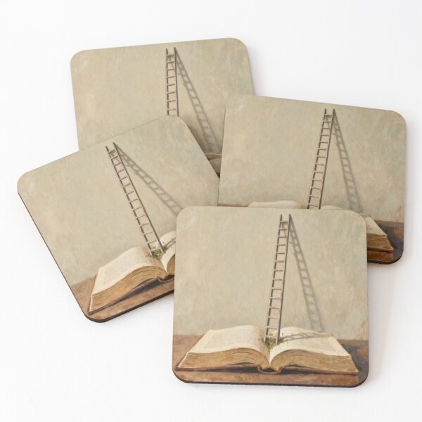 Item preview, Ladder of Learning – Surreal Book with Growth and Ascent Symbolism designed and sold by Cristhian Almanza.