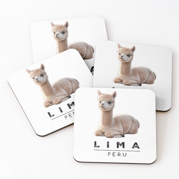 Item preview, Lama Alpaca Lima Peru Cute designed and sold by PolaMaku.