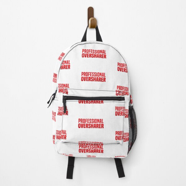 Item preview, Professional Oversharer, Red Funny Quotes designed and sold by Memes N Lore .