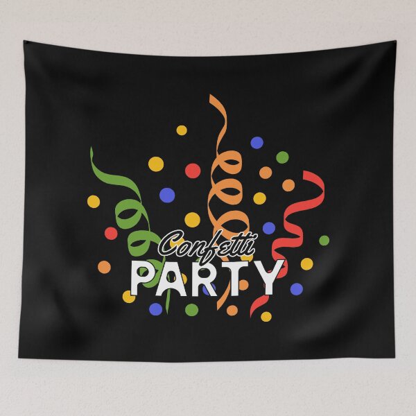 Item preview, No party without confetti and streamers - Carnival atmosphere designed and sold by Like it Different.