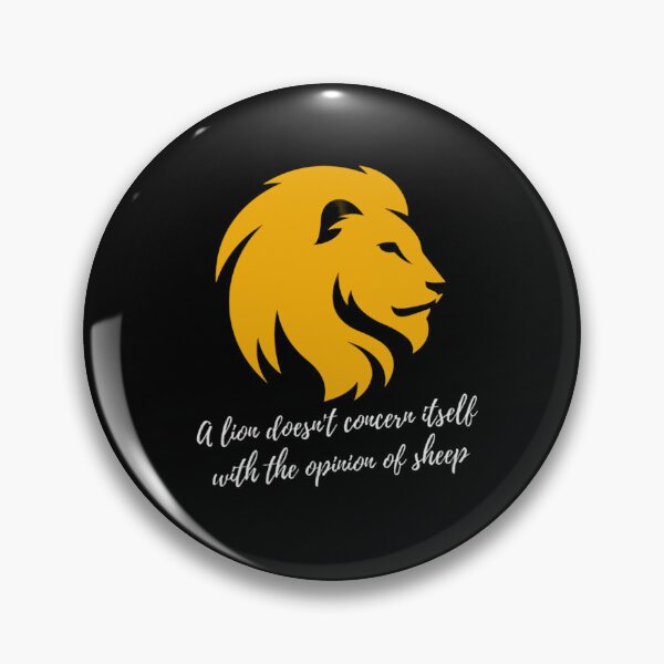 Item preview, Lion Motivation Quote – Fearless Mindset Design designed and sold by Basma Store.