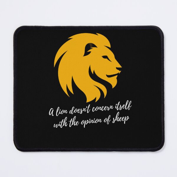 Item preview, Lion Motivation Quote – Fearless Mindset Design designed and sold by Basma Store.