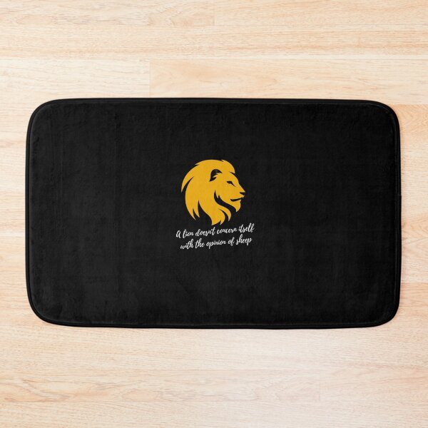 Item preview, Lion Motivation Quote – Fearless Mindset Design designed and sold by Basma Store.