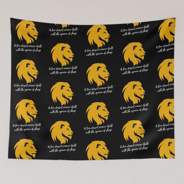 Item preview, Lion Motivation Quote – Fearless Mindset Design designed and sold by Basma Store.