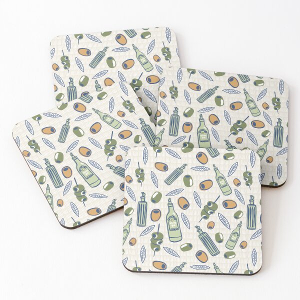 Item preview, Mediterranean olive oil pattern designed and sold by Patternandflow.