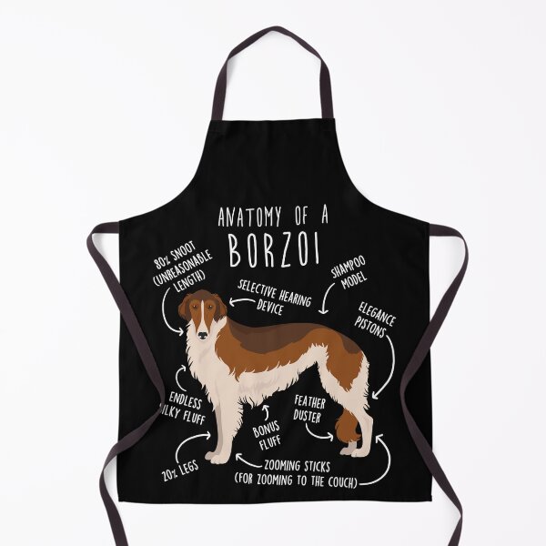 Item preview, Sable Borzoi Dog Anatomy designed and sold by Clara Hollins.