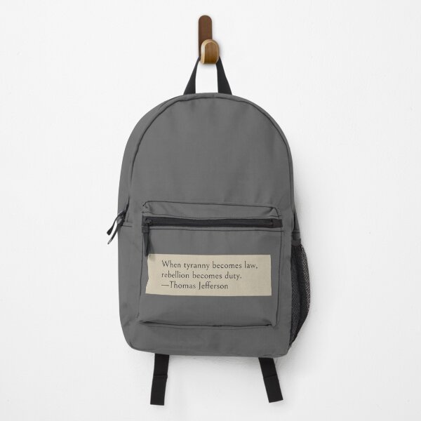 Item preview, When tyranny becomes law, rebellion becomes duty. —Thomas Jefferson Book Quote designed and sold by LibertyCapital.