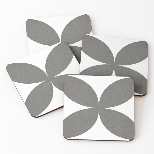 Item preview, Petal Symmetry – Radial Geometric Flower in Gray and Beige designed and sold by Cristhian Almanza.