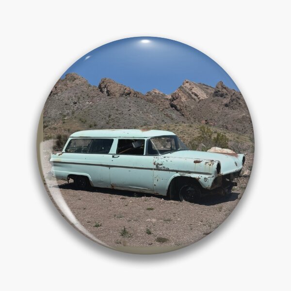 Item preview, Classic Car Light Blue Sky Mountains Nevada Photo Kitchen Coffee Cup Desert Landscape Stickers Magnet Prints Wall Art Home Decoration Home Stationary Work Office School Gift Redbubble Shop  designed and sold by Saritas Boutique Shop.