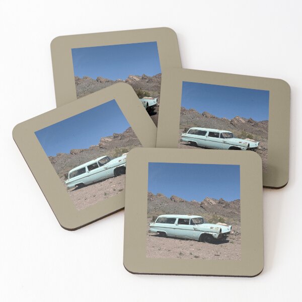 Item preview, Classic Car Light Blue Sky Mountains Nevada Photo Kitchen Coffee Cup Desert Landscape Stickers Magnet Prints Wall Art Home Decoration Home Stationary Work Office School Gift Redbubble Shop  designed and sold by Saritas Boutique Shop.