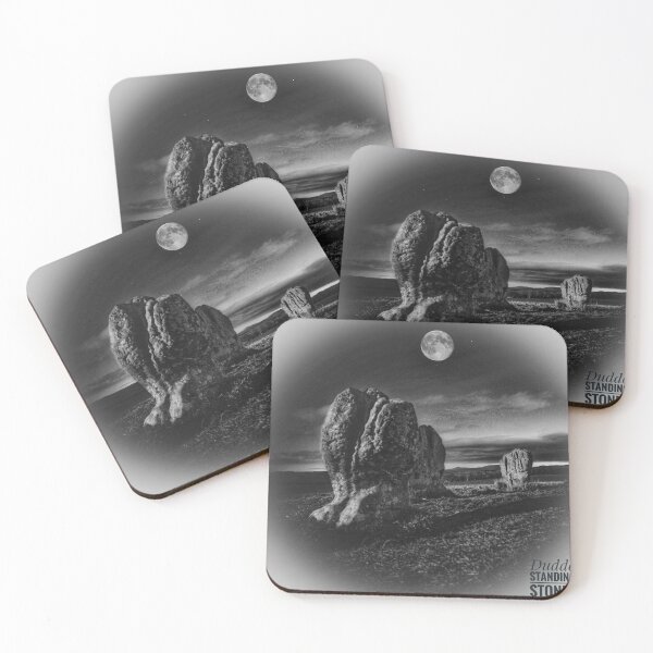 Item preview, Moonlit Guardians of Duddo – Standing Stones Under the Night Sky designed and sold by SoulCyclist.