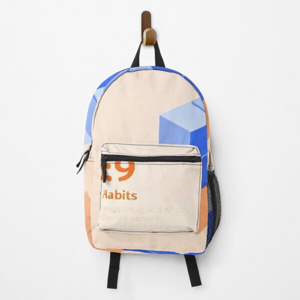 Item preview, Daily Habits – Ascending Blue Cubes with Motivational Layout designed and sold by Cristhian Almanza.