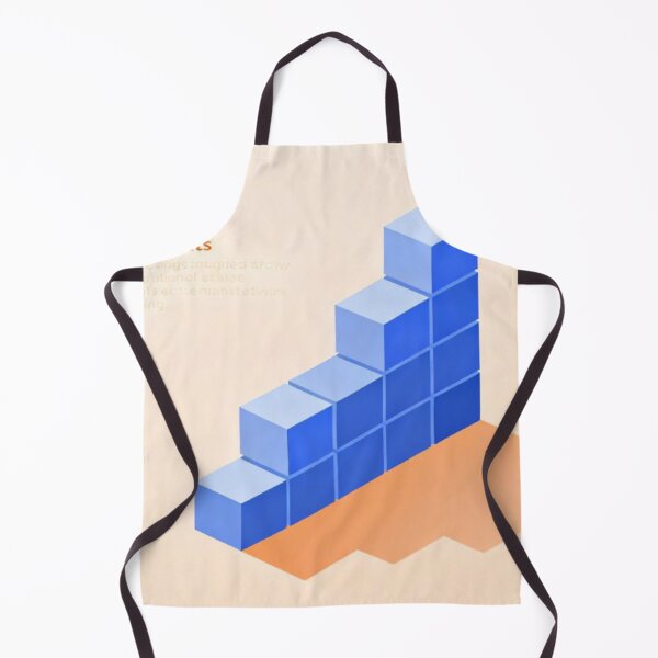 Item preview, Daily Habits – Ascending Blue Cubes with Motivational Layout designed and sold by Cristhian Almanza.