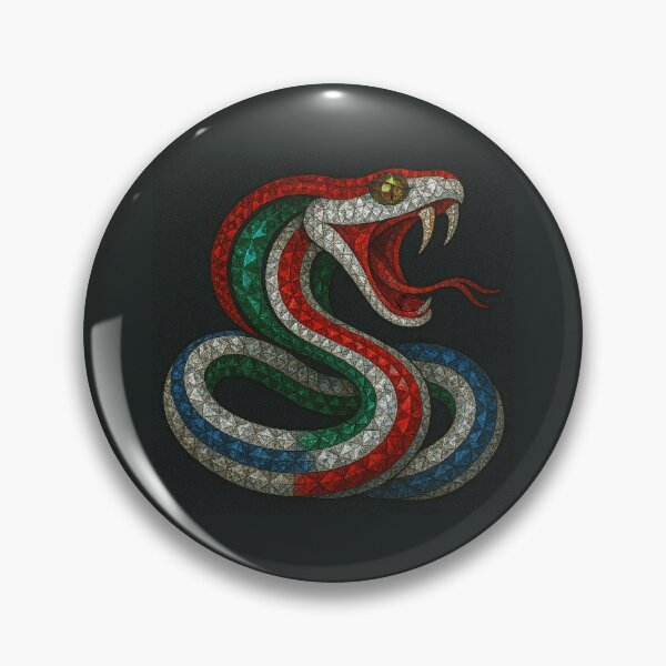 Item preview, Gemstone Snake Mosaic Art designed and sold by DigitalGemArt.