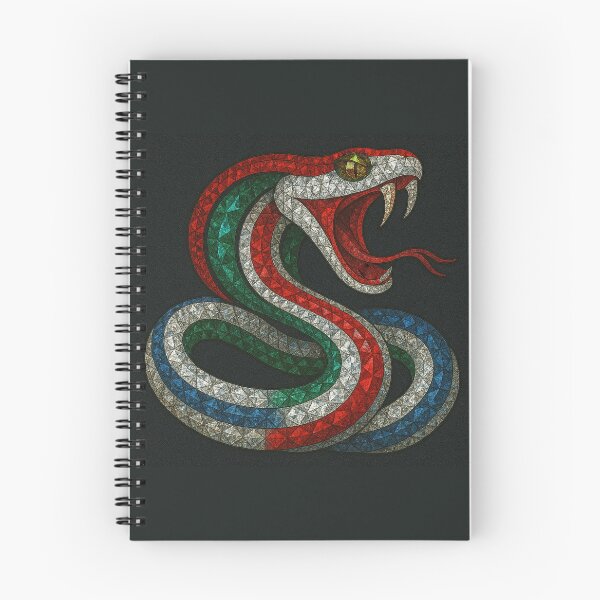 Item preview, Gemstone Snake Mosaic Art designed and sold by DigitalGemArt.