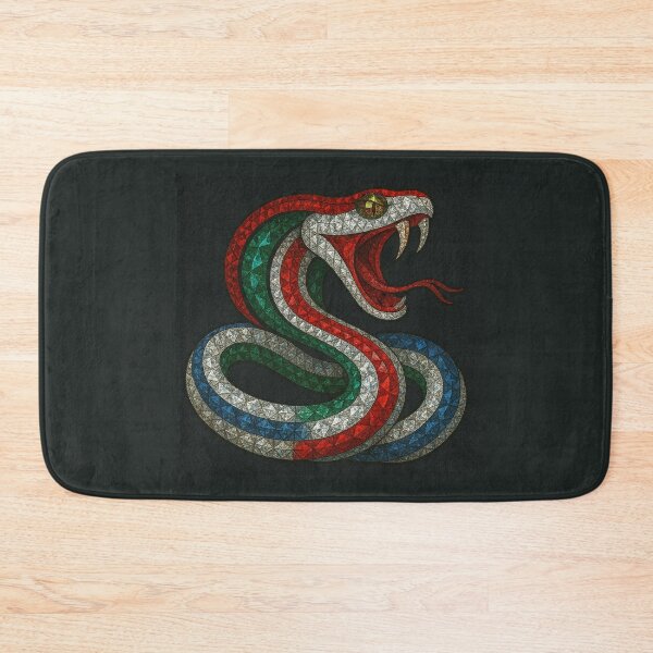 Item preview, Gemstone Snake Mosaic Art designed and sold by DigitalGemArt.