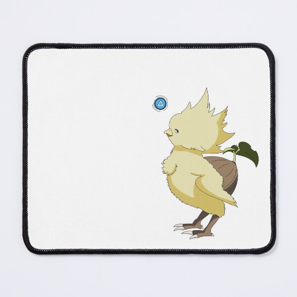 Item preview, FF7 Rebirth Baby Chocobo with "Pet" Button designed and sold by maxifydesigns.