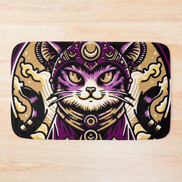 Item preview, Occult Cat Wizard – Dark Fantasy Mystic Cat Art designed and sold by onlin3boutiqu3.
