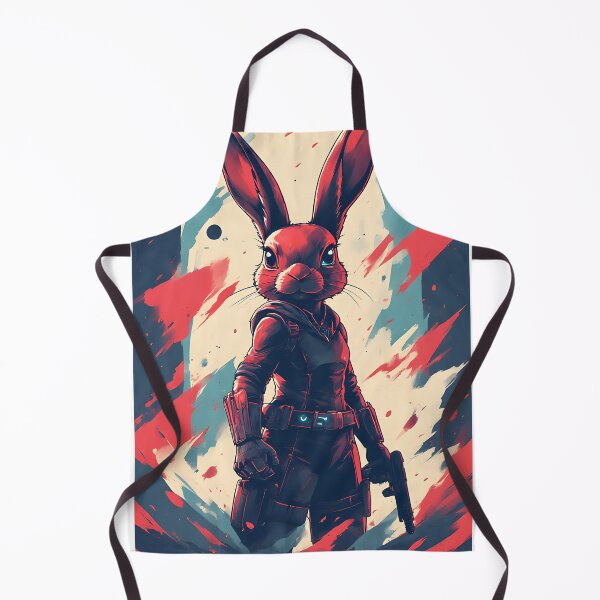 Item preview, black rabbit superhero designed and sold by owi-art.