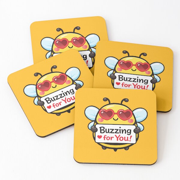 Item preview, Buzzing for You – Funny Romantic Valentine designed and sold by Shtex.