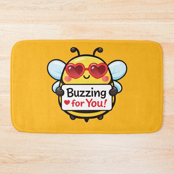 Item preview, Buzzing for You – Funny Romantic Valentine designed and sold by Shtex.