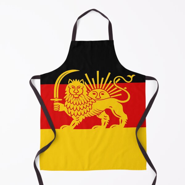 Item preview, German–Iranian Heritage Flag | Lion and Sun Fusion designed and sold by FlagX.