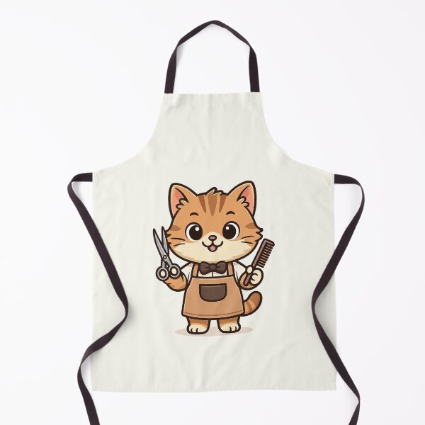Item preview, Cute Barber Cat designed and sold by HoopeStylee.