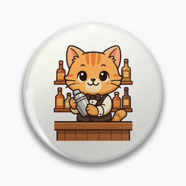 Item preview, Bar Cat Bartender designed and sold by HoopeStylee.