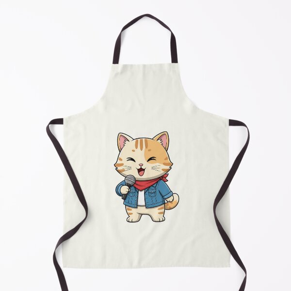 Item preview, Cute Singer Cat designed and sold by HoopeStylee.