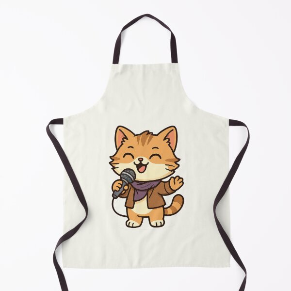 Item preview, Singing Cat Illustration Cartoon designed and sold by HoopeStylee.