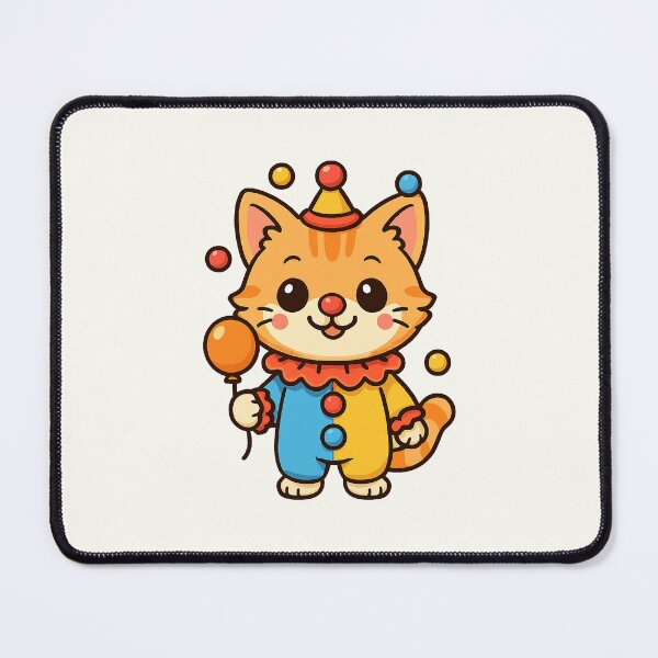 Item preview, Cute Clown Cat designed and sold by HoopeStylee.