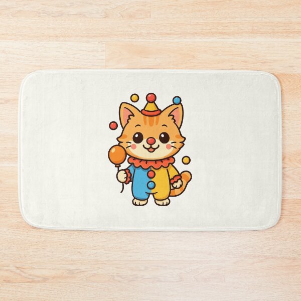 Item preview, Cute Clown Cat designed and sold by HoopeStylee.