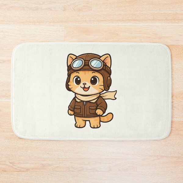 Item preview, Cute Aviator Cat designed and sold by HoopeStylee.