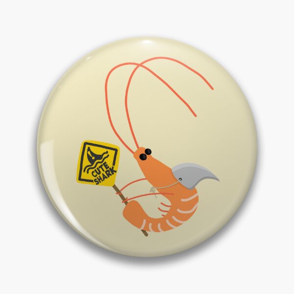 Item preview, Cute Shark Shrimp designed and sold by petiteToulon.