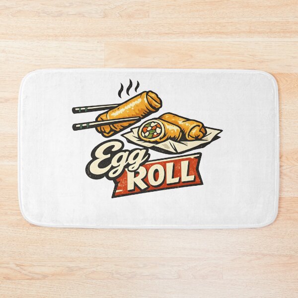 Item preview, Golden Egg Roll – Vintage Street Food Retro Logo designed and sold by Dax Studio.