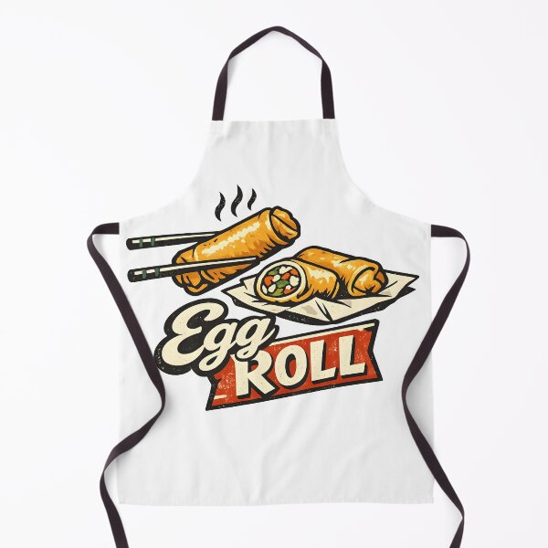 Item preview, Golden Egg Roll – Vintage Street Food Retro Logo designed and sold by Dax Studio.