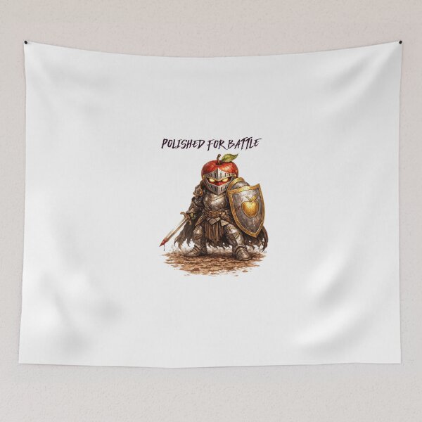 Item preview, Apple Knight – Polished for Battle | Fruit Warriors designed and sold by DigiWoosh.