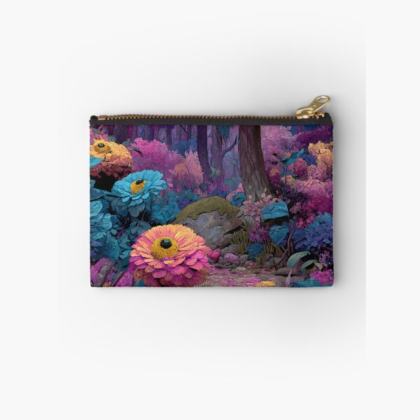 Item preview, Vibrant Surreal Flower Forest | Enchanting Psychedelic Nature Art designed and sold by MetroEnvision.