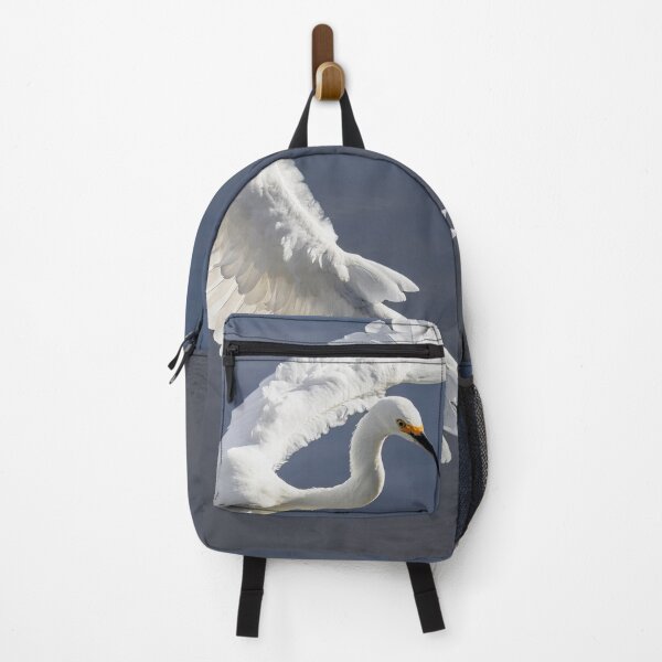 Item preview, Snowy Egret Landing designed and sold by AlsknMommaBear2.