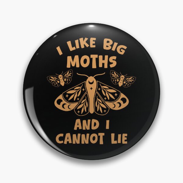 Item preview, I Like Big Moths Funny Vintage Aesthetic Pun designed and sold by Dmetalx Art Apparel.